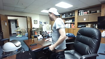 Preview 3 of Body Hair Man - Finished work,  smelling my feet and pulling out my dick