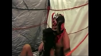 Preview 4 of Should We Be Doing This - LUCHA LIBRE MASKED EROTIC MIXED WRESTLING KING of INTERGENDER SPORTS