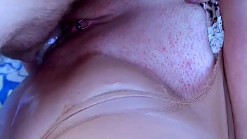 Preview 3 of Honey Moon Scene - A girl on the street is invited by two guys for a beach fuck