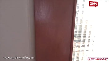 Preview 1 of Wife Sexxbig Black Cock - (Melina May) Is Dressed Up Looking Sexy To Seduce Her Landlord -