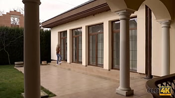 Preview 1 of Slovak Girls - OLD4K. Gal makes acquaintance with thick cock of caring old neighbor