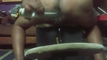 Preview 3 of Backyard Party - Huge glass objects wreck my ass