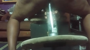 Preview 1 of Backyard Party - Huge glass objects wreck my ass