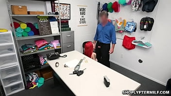 Preview 3 of Korteni Kane - Officer whips out his cock to make Lilian Stone suck him good