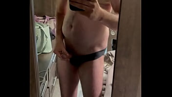 Preview 1 of Arab Sax Tub - Playing wearing SIL panties