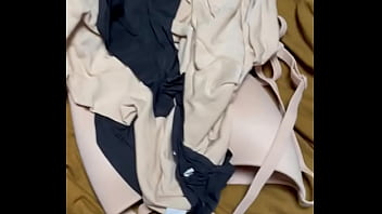 Preview 2 of Boone Porn - Unfolding SIL clothes to spy on her panties and bra