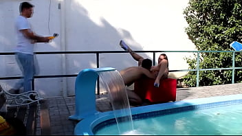 Preview 4 of Hidden Voyager - FESTA NA BEIRA DA PISCINA VIRA FILME PORNO NO PRIVATE CLUB EM PORTO ALEGRE