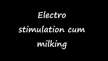 Preview 1 of Hero Pone Tv - Electro stimulation cum milking