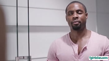 Preview 1 of Oldje Melanie Moon - Black guy analed his Tgirl neighbor