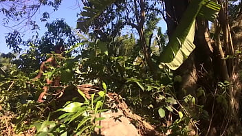 Preview 4 of Dance Teacher Boobs - Hiking Adventure Turned into Jungle Sex with Thick Girl
