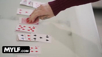 Preview 1 of Xxxpawn8 Com 2018 - Lucky Stud Helps Horny Big Titted Milf With Some House Work And Meanwhile Fills Her Pussy With Cum