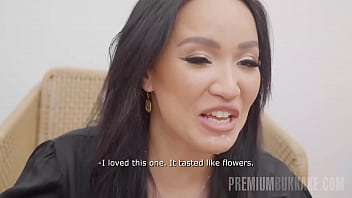 Preview 1 of Xxx Video Fate Big Kok - PremiumBukkake - Asia Vargas swallows 52 huge mouthful cumshots