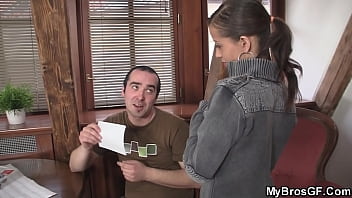 Preview 2 of Rep Sundalo - He licks and fucks her tiny young shaved pussy