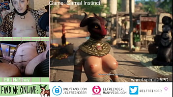 Preview 2 of Dise Xxx Video New 2018 - Furry Futa Sex Game played by Hairy Trans Boy