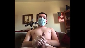 Preview 3 of Elizabeth Zaks Sex - Solo Stud Wearing Mask and Jockstrap