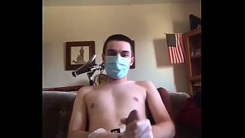 Preview 4 of Elizabeth Zaks Sex - Solo Stud Wearing Mask and Jockstrap