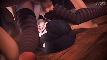 Preview 3 of Ashwarya Rai Sex Scandal - Noche de Halloween de Mavis Sub Espa&ntilde_ol