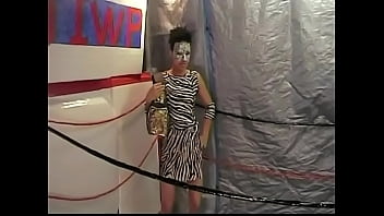 Preview 1 of Jucy Lips Milf - UNDERGROUND INTERGENDER WRESTLING PROMOTION KING of INTERGENDER SPORTS
