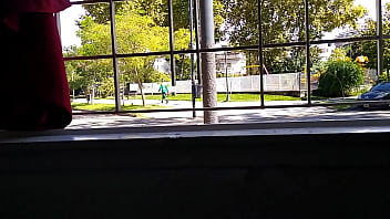 Preview 2 of Spied In - OTRA PAJA FRENTE A LA VENTANA EN CUARENTENA