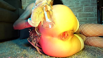 Preview 2 of Xx Massage Vid - Homemade Anal Masturbation Bottle