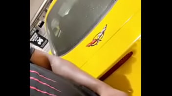 Preview 3 of Bokep Paling Laris - Long stroking my Muscular body next to my Corvette