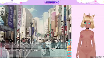 Preview 3 of Mom Sexy Xxx Hd - VTuber LewdNeko Plays Go Go Nippon and Masturbates Part 4