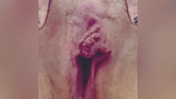Preview 1 of Ebony Princess Lacy - Huge labia dangle and shake