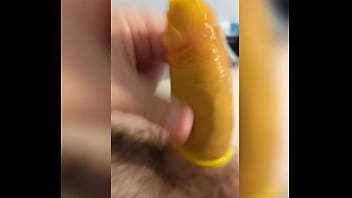 Preview 3 of Teenage Sexvideos - Shooting a load into a condom