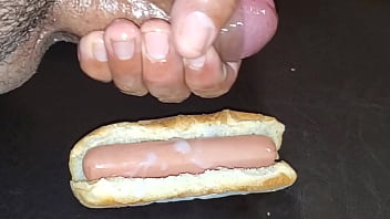 Preview 3 of Xxxi Videos India - Cum Mayonnaise for my lunch time Hot Dog!