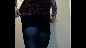 Preview 2 of Done Lode - Crossdresser sky showing her sexy outfit