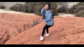 Preview 4 of Autoamel Flo - Asian Hitchhiker Pays for Ride with Blowjob