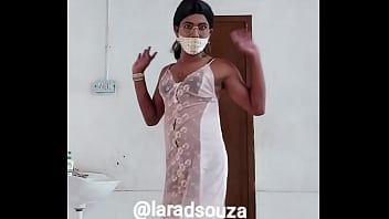 Preview 2 of Passionate Teen Organ - Desi crossdresser slut Lara D&#039_Souza sexy video