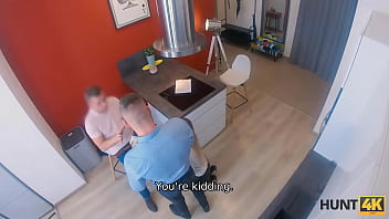 Preview 3 of Xxxbedo - HUNT4K. Smart hunter seduces slim blonde while checking new apartment