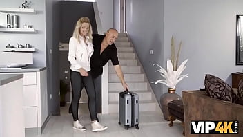 Preview 1 of Xxx Adp - VIP4K. Chick and her old BF return home in time for awesome quickie