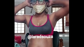 Preview 1 of Kollam Musilim Girls Sex Vedios - Indian sexy crossdresser Lara D&#039_Souza in gym suit