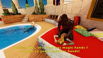 Preview 2 of Full Black Lan Young Girls Sixxx - Girls Spa Day - Royal BBC Exclusives ft [LauraEncased &amp_ Lisaxx]