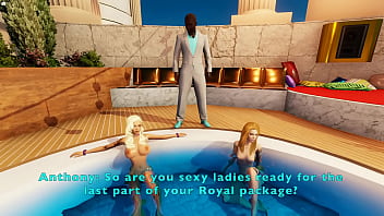 Preview 3 of Full Black Lan Young Girls Sixxx - Girls Spa Day - Royal BBC Exclusives ft [LauraEncased &amp_ Lisaxx]
