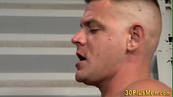 Preview 4 of Son Treat Stepmom Like Whore - Hunky gay guy rimming and fucking