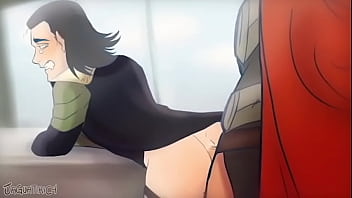 Preview 3 of Brick Danger Threesome - Thor and his Step Brother problematic