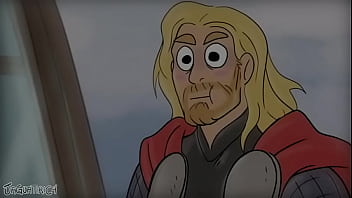 Preview 1 of Brick Danger Threesome - Thor and his Step Brother problematic