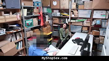 Preview 1 of Men Anal Rape - Asian Cutie Arrested and Fucked For Shoplifting