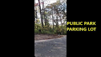 Preview 1 of Aunty Sallu Sex Com - Bare Feet Naked Quick Wank From Car At Park 11-2020