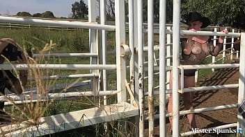 Preview 2 of Giovanna Antonelli Pornovideo - Naked Blonde Rides : Farm Photo Shoot in Mexico