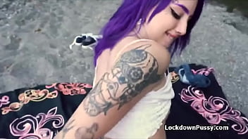 Preview 2 of Bracket Xxx Video - Fucking gf in the nature next to a river