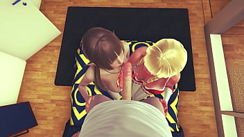 Preview 4 of Jav Ripen Vacation Tube - Fuck a nun and an elf in an expensive hotel apartment in Honey Select 2 DX
