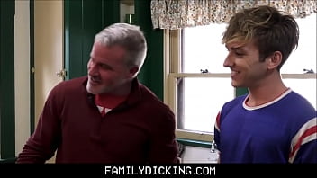 Preview 1 of Arab Cutiefriends - Ripped Body Twink Grandson Bar Addison Fucked By Hunk Grandfather