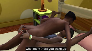 Preview 3 of Pakistani Sima Khan Xxinx Videos - step finds his naked in his bed and he masturbated looking at her then he climbed on her to touch her a little with his cock not knowing that his was awake and told him to shut up and fuck her - Indian and