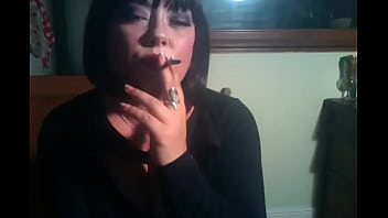Preview 4 of Dani Daniel Uncent - Chubby Mistress Tina Snua Smokes A Filterless Cigarette