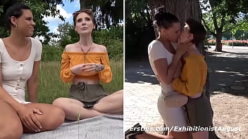 Preview 2 of Grandpa Sucking Boy - #ExhibitionistAugust with Lia &amp_ Cataleya
