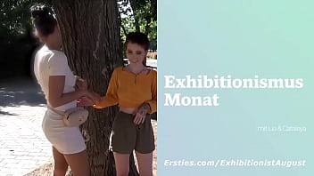 Preview 1 of Grandpa Sucking Boy - #ExhibitionistAugust with Lia &amp_ Cataleya